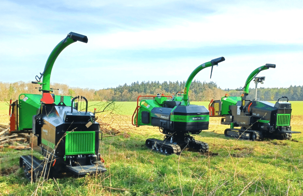 GreenMech woodchippers for sale