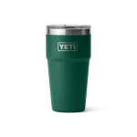 Yeti Rambler 20oz Stackable Cup Black Forest Green