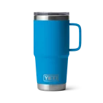 Yeti Rambler 20oz Travel Mug in Big Wave Blue