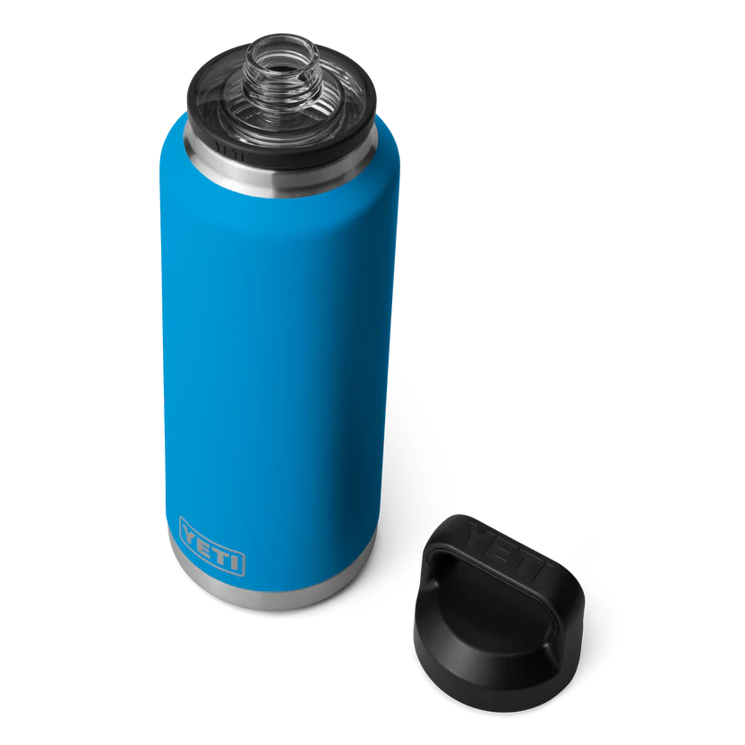 Yeti Rambler 46oz Bottle in Big Wave Blue