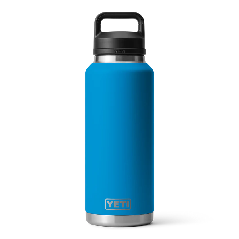 Yeti Rambler 46oz Bottle in Big Wave Blue