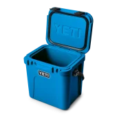 Yeti Roadie 24 Hard Cooler Big Wave Blue Colour Open