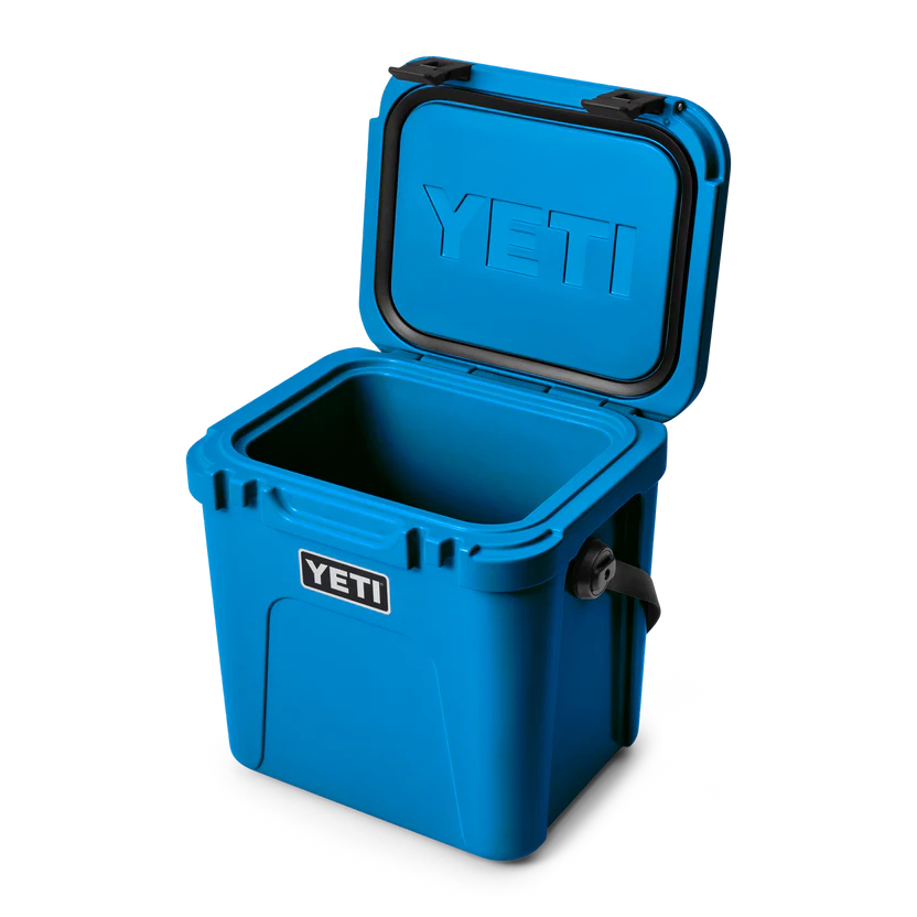 Yeti Roadie 24 Hard Cooler Big Wave Blue Colour Open