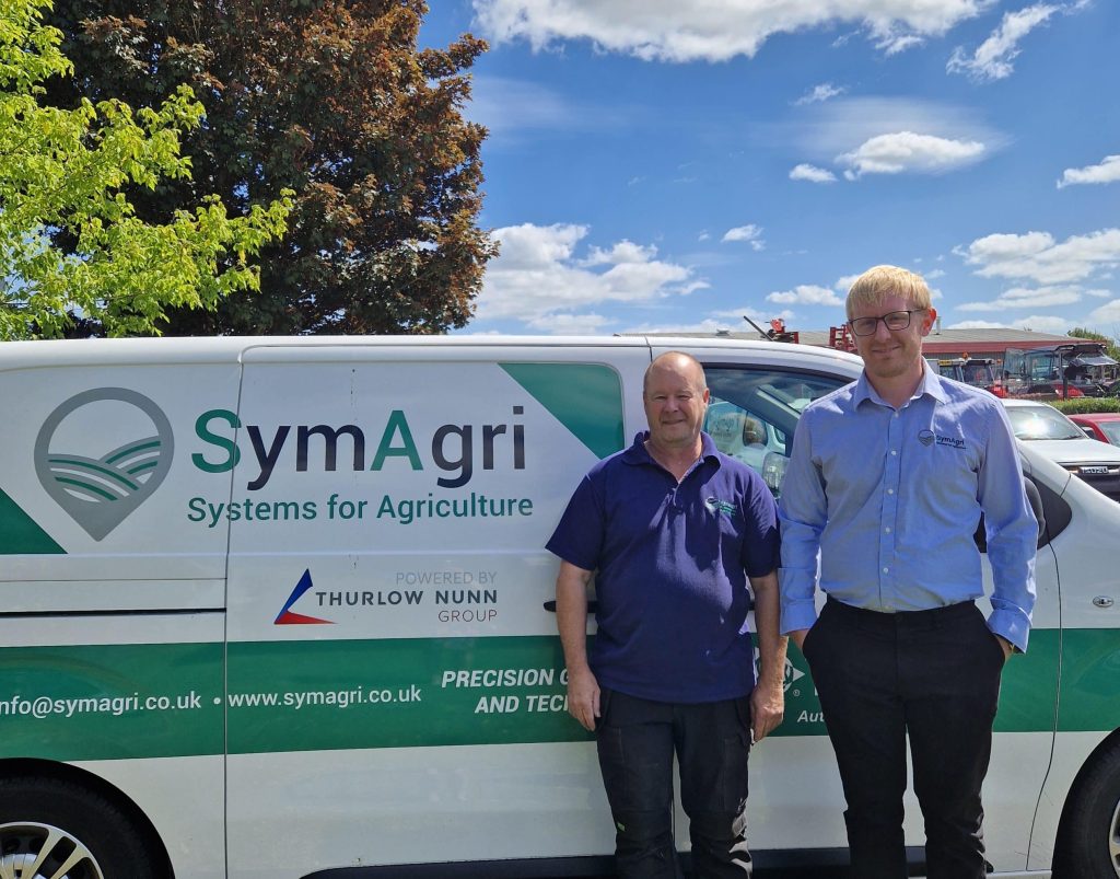 Sam Mead and Graham Hubbard, PTx Trimble Technologies Specialists at SymAgri & TNS