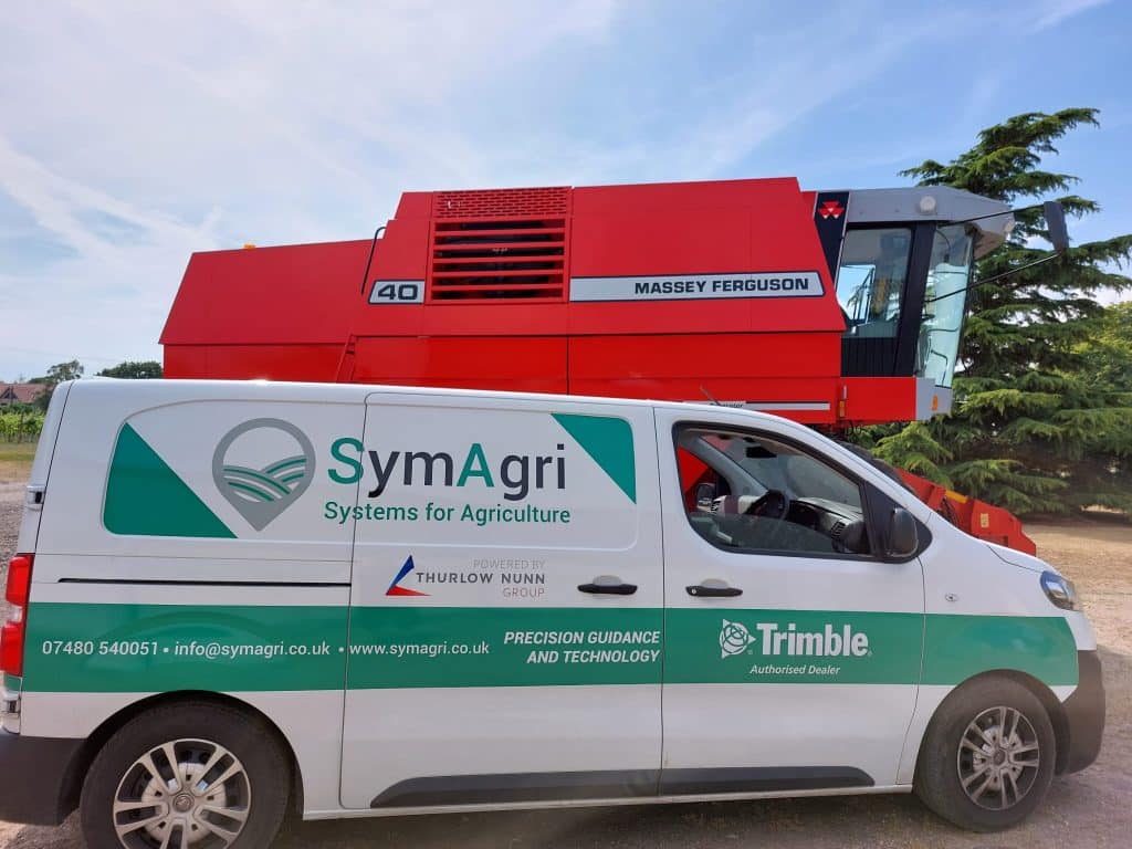 SymAgri On-farm GPS Support For MF Combine