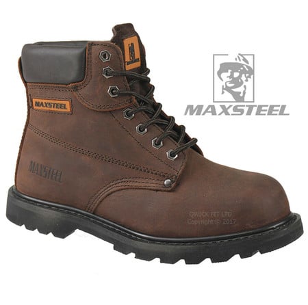 Goodyear Welted Lace Up Safety Boots