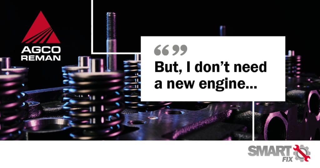 AGCO Reman does engines, but also so much more. With over 6000 replacement parts, AGCO Reman has you covered.
