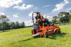 Test Kubota Ze electric mower at TNS Mower Demo Day