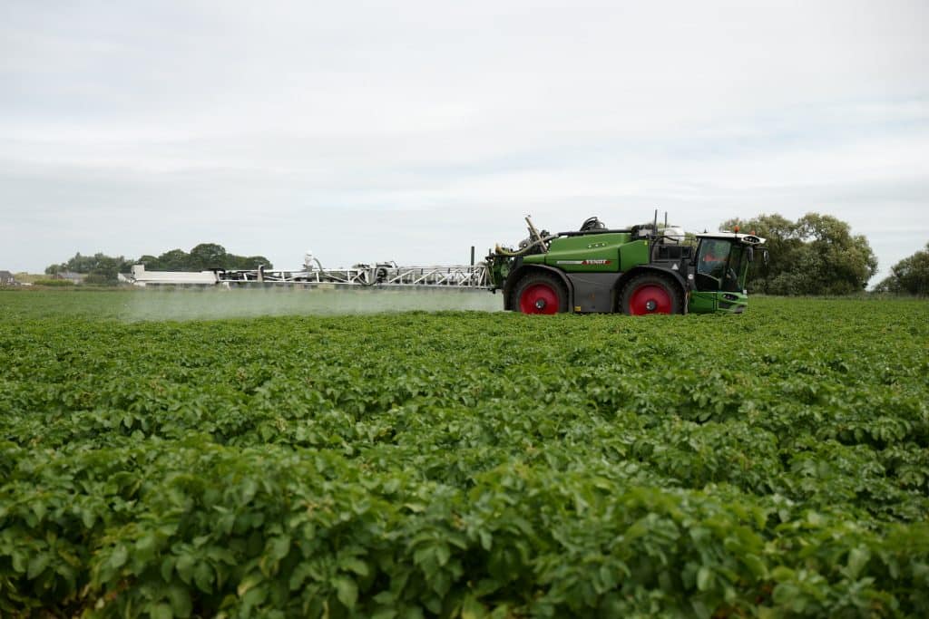 The Fendt Rogator 655, 6,000-litre 36m sprayer owned by J Gilbert & Son farm in Cambridgehsire