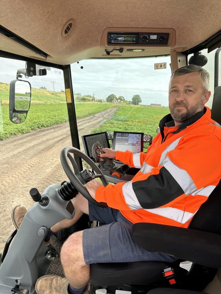 J Gilbert & Son Main Sprayer Operator, Wayne Rutterford