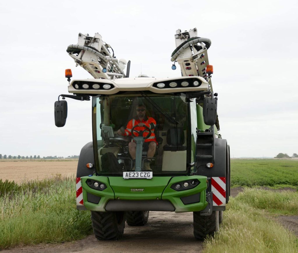 The Rogator 655 is the second Fendt sprayer owned by J Gilbert & Son