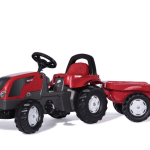 Valtra Pedal Tractor with Trailer in red colour