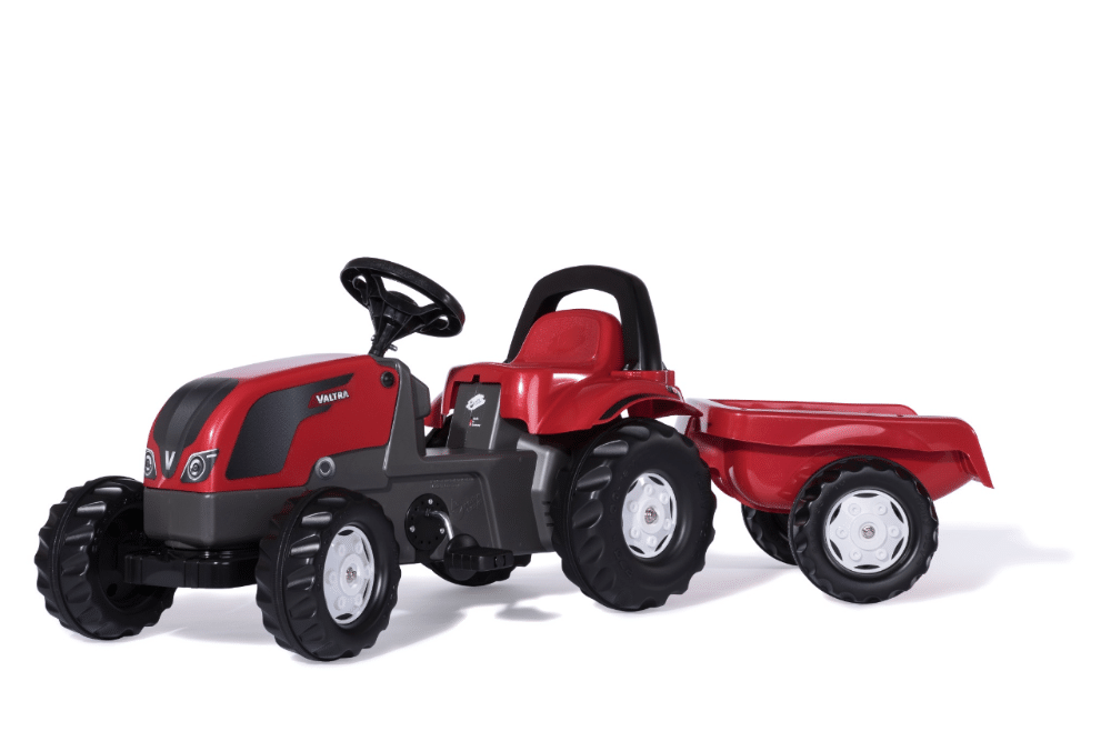 Valtra Pedal Tractor with Trailer in red colour
