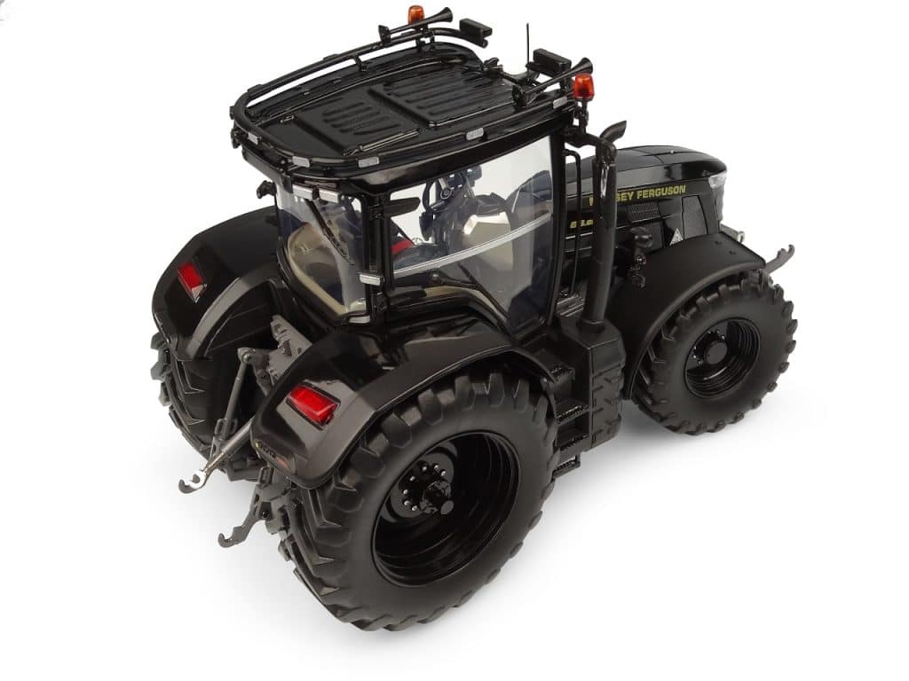 MF 8S.255 tractor model, limited edition, in black and gold colours