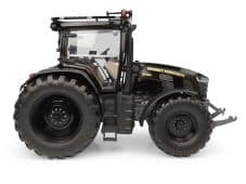Side view, Massey Ferguson 8S.255 tractor model, limited edition, in black and gold colours