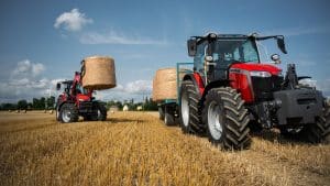 MF 5M Series is available with • wide choice of factory-fitted MF loaders
