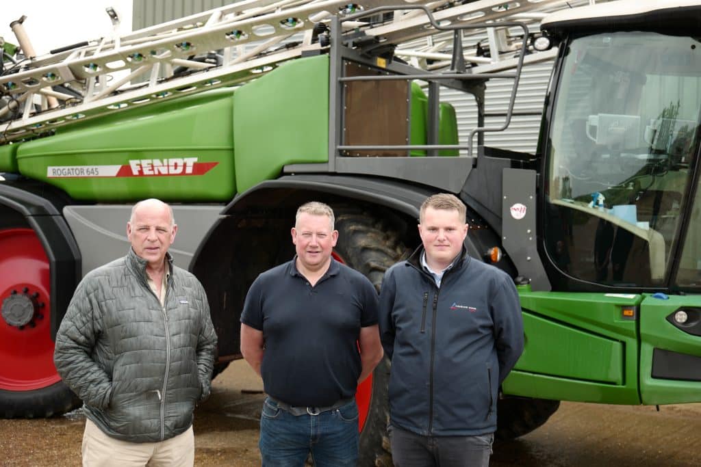 North Norfolk-based farmers, J W Coe & Co with their Fendt Rogator