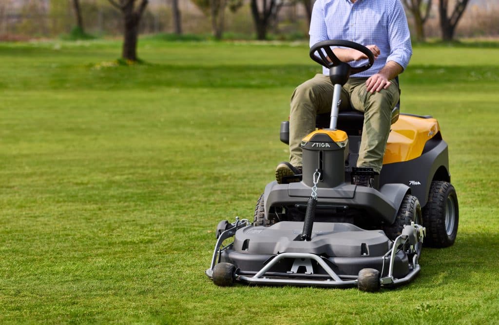 Stiga Ride-on mowers at TNS stores