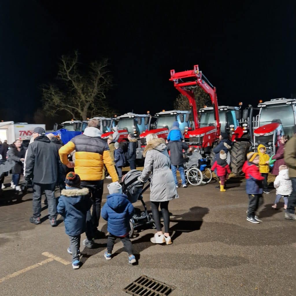 TNS Christmas event drawing a record attendance of over 1,400 local residents and loyal customers.