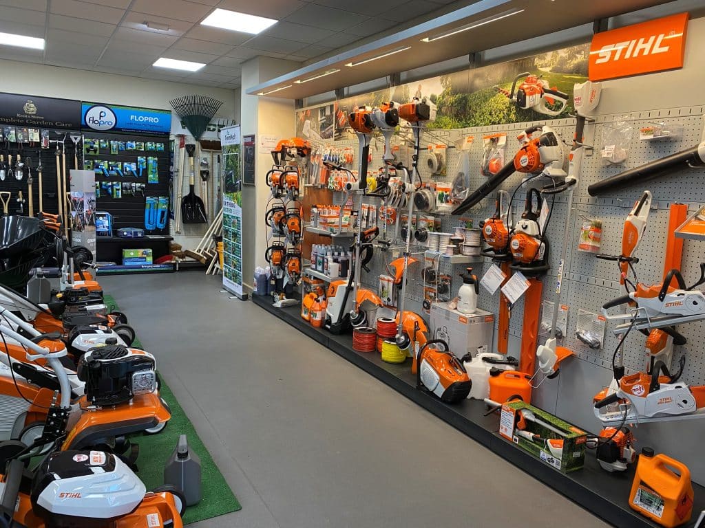 Stihl mowers and power tools at TNS Littleport store