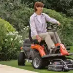 Husqvarna Rider R 112C is a ride-on lawn mower for domestic use