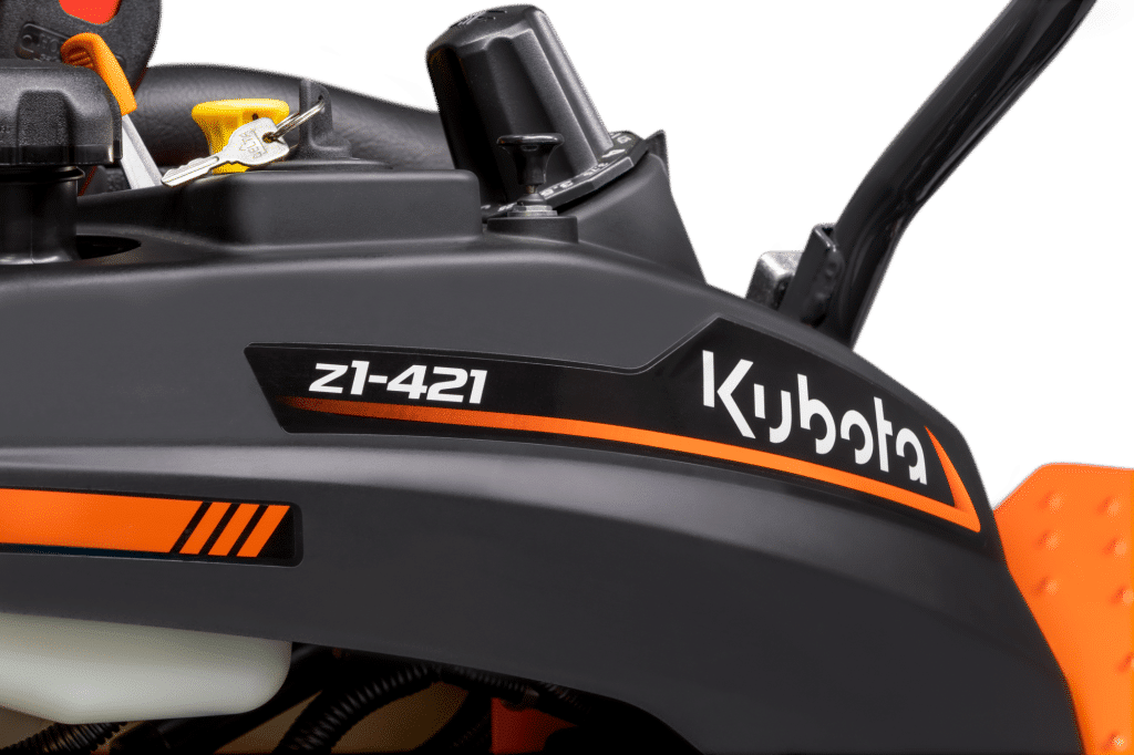 Kubota Z1-421 Zero-Turn Mower side