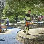 Husqvarna 530iB Leaf Blower in Park