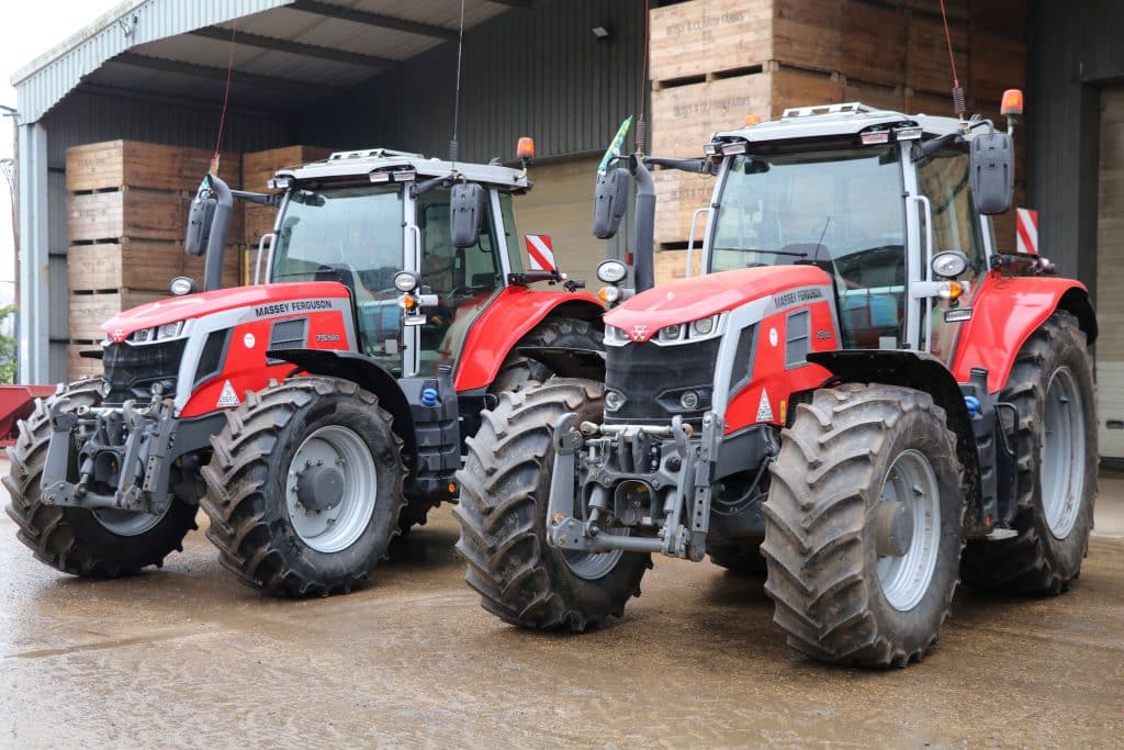The fleet at H G Bliss Ltd extends to two MF 7S.180s, with Dyna 6 transmissions
