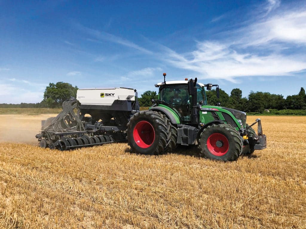 Sky Easydrill with Dendt tractor