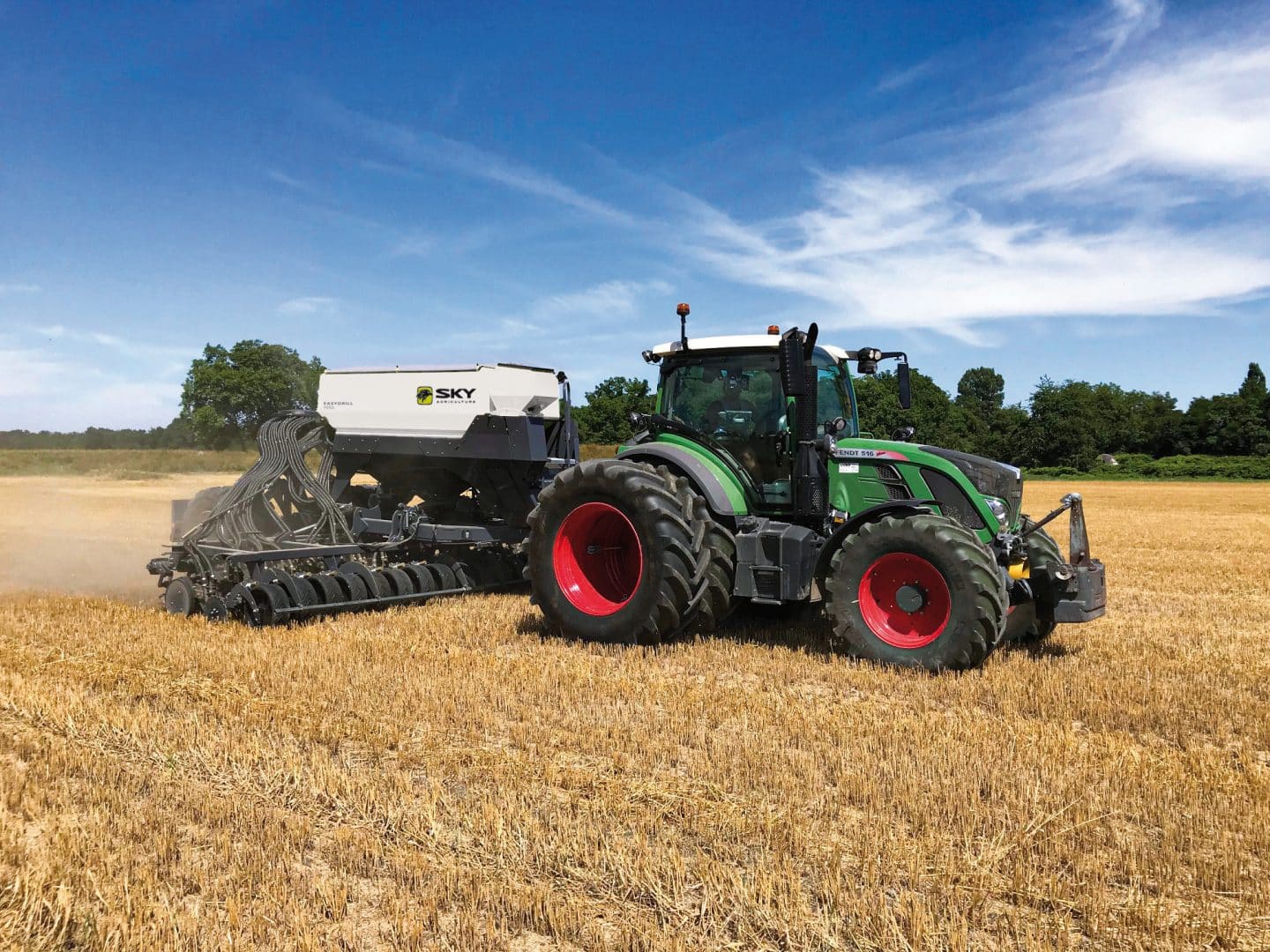 Sky Easydrill with Dendt tractor