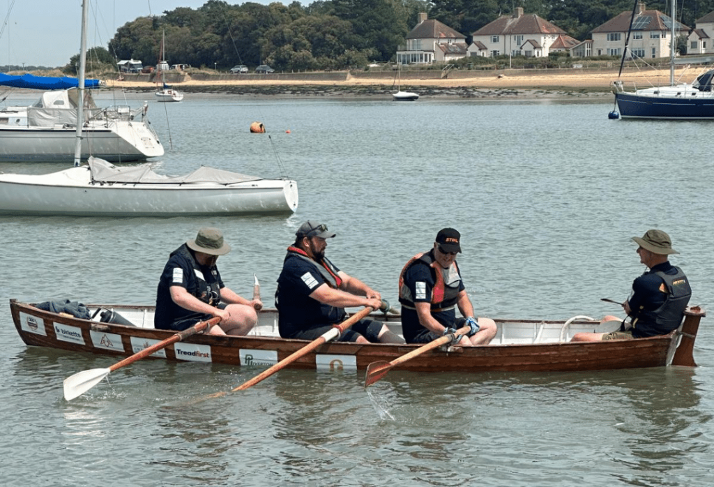 Thurlow Nunn Standen (TNS) Melton branch successfully completed an 11-mile rowing challenge along the River Deben
