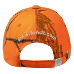 Fendt Cap in Orange and Camouflage Back