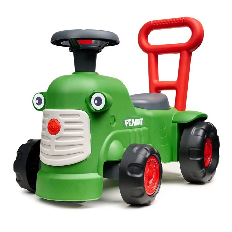 The Fendt Ride-On Tractor in vintage design for toddlers