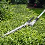 HL-KM 145° long-reach hedge trimmer KombiTool Working