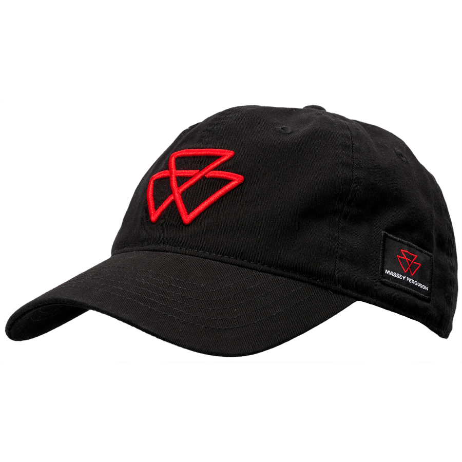Massey Ferguson Led Logo Black Cap Side View
