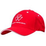 Massey Ferguson White Logo Red Cap for farmers and enthusiasts