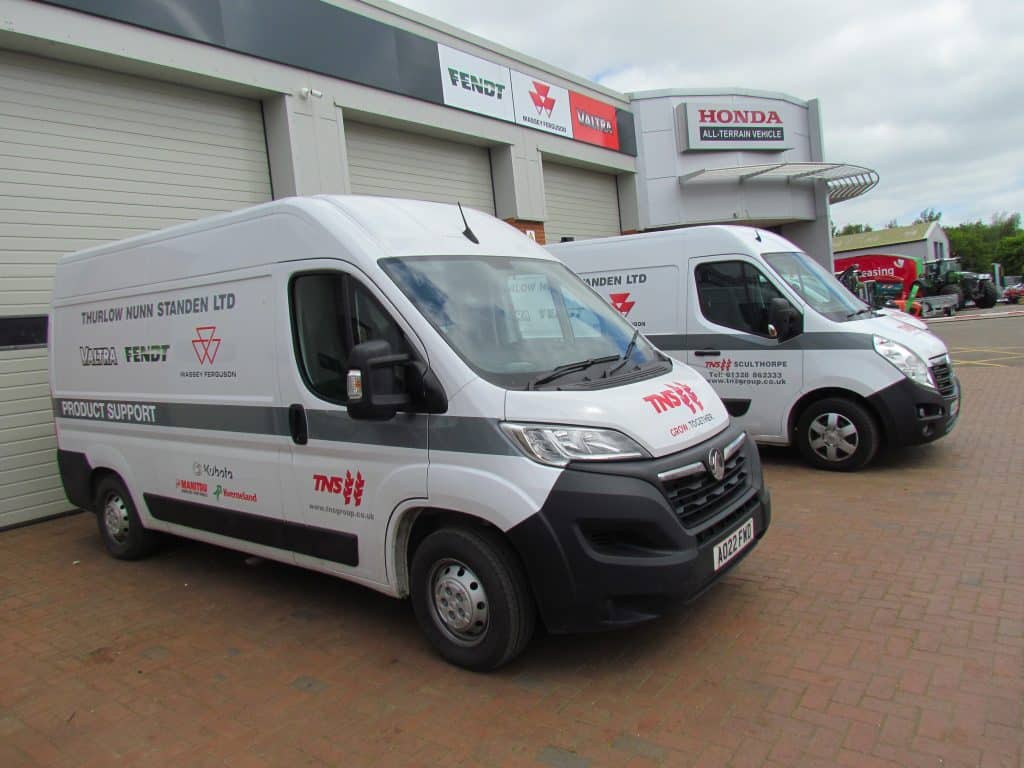 Farm machinery servicing at TNS
