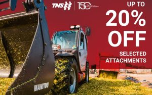 Up to 20% off Manitou attachments