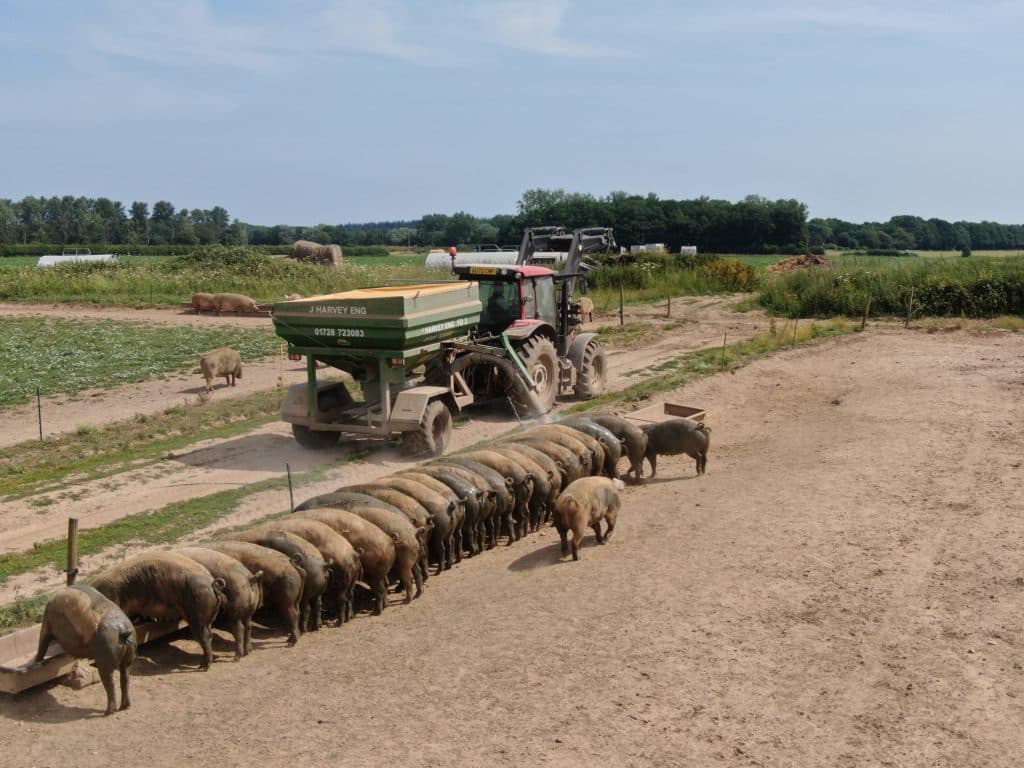 Swannington Farm to Fork partner, Rob Mutimer runs the business with his wife, Helen. He says the Valtras are cost-effective and reliable, with back-up from a helpful dealer team.