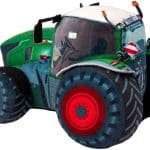 Fendt Plush Tractor Toy Side