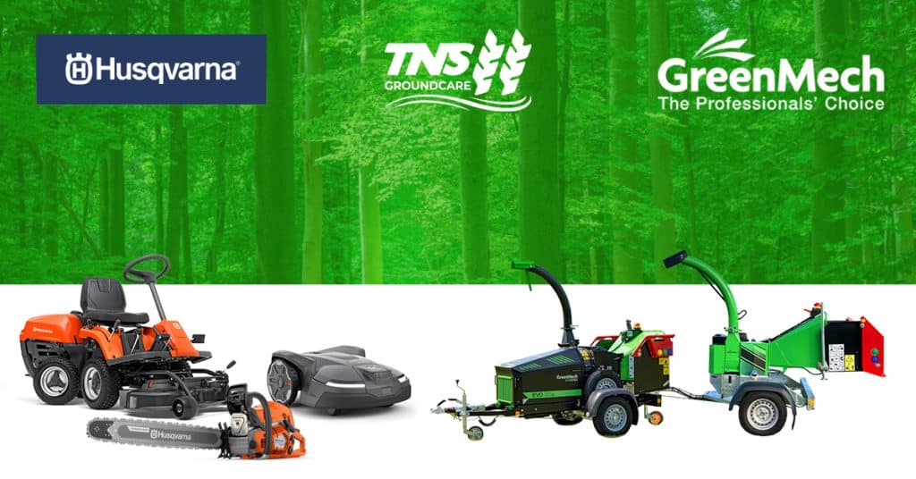GreenMech & Husqvarna working demo day in West Wrattling in Cambridgeshire
