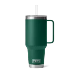 Yeti Rambler 42oz Straw Mug Black Forest Green