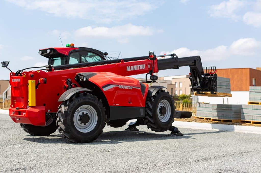 Manitou construction telehandlers available from TNS