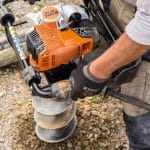 Stihl BT 131 Petrol Earth Auger Action