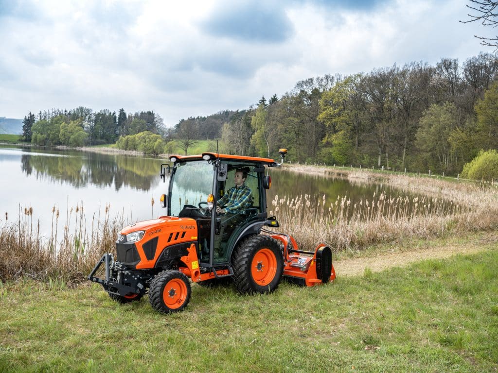 Kubota LX models come with fully enclosed cab models or open ROPS configurations
