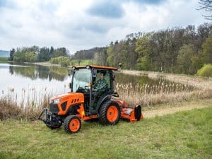 Kubota LX models come with fully enclosed cab models or open ROPS configurations
