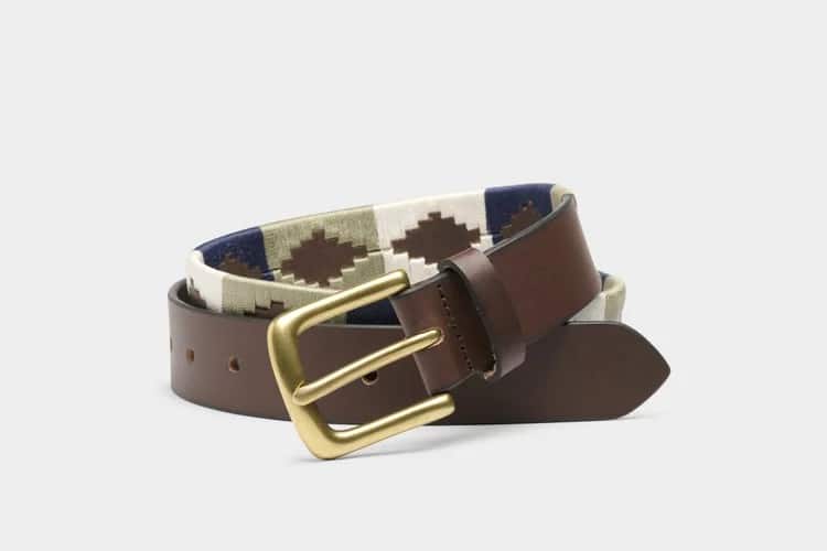 Ibex England Core Dark Brown Belt - 35mm Width - Thurlow Nunn Standen