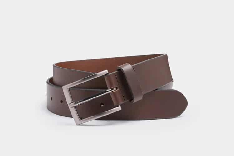 Ibex England Core Dark Brown Belt - 35mm Width - Thurlow Nunn Standen