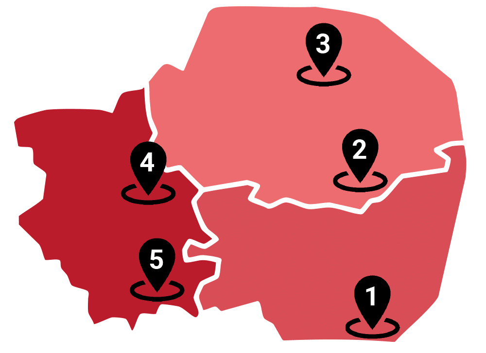 Amazone roadshow locations in East Anglia