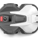 Top view of Husqvarna Automower 430V NERA showing control panel and design